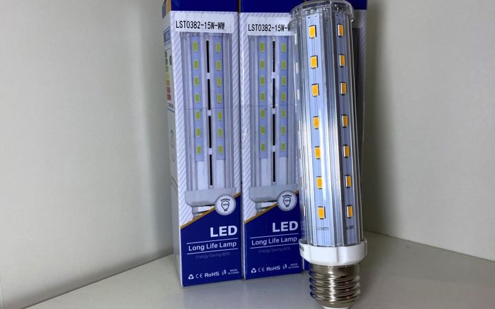 Kit 3 lampadine led 15W E27 Led con potenza luminosa 1350lm 26-11-2019