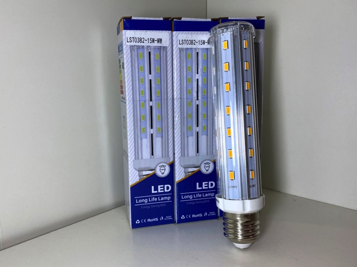 Kit 3 lampadine led 15W E27 Led con potenza luminosa 1350lm 26-11-2019